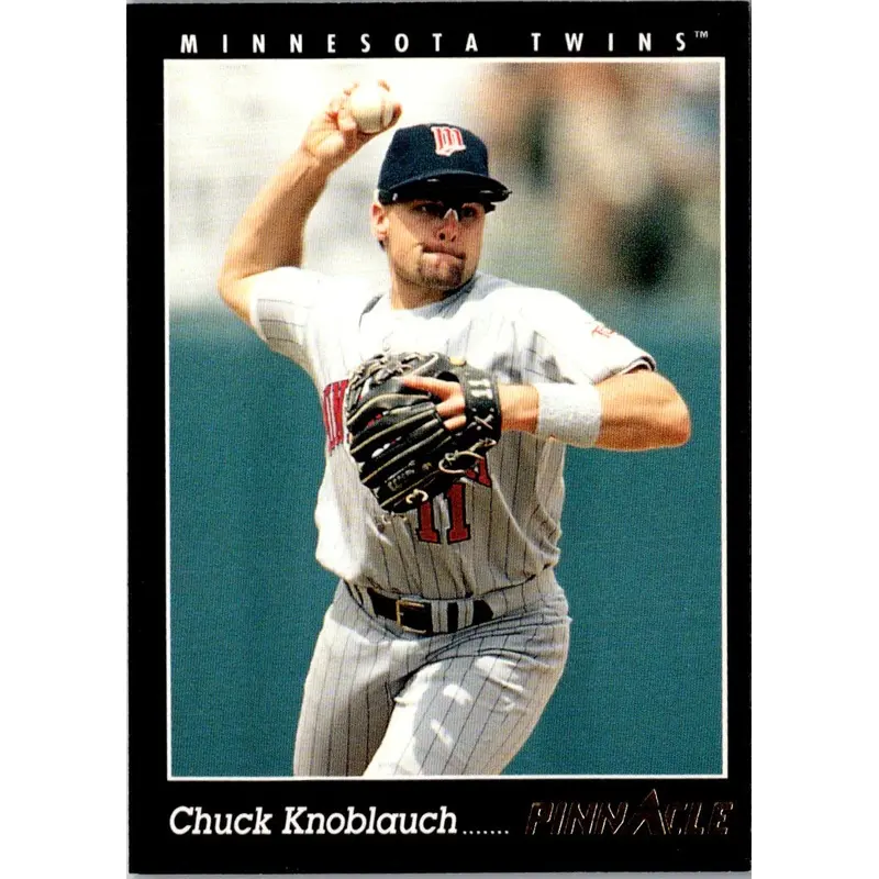 1993 Pinnacle Chuck Knoblauch #107