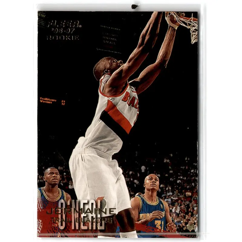 1996 Fleer Jermaine O'Neal #242 Rookie