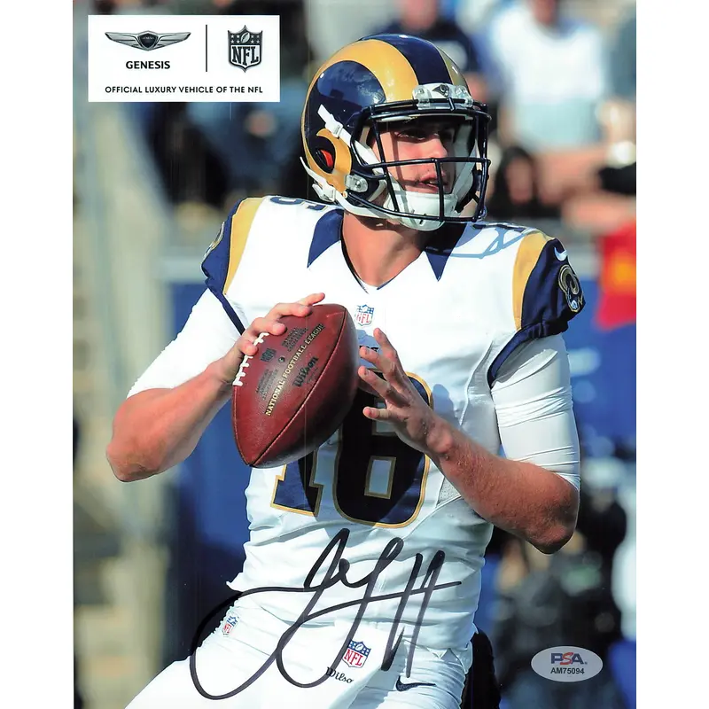 Jared Goff signed 8x10 photo PSA/DNA Detroit Lions Autographed
