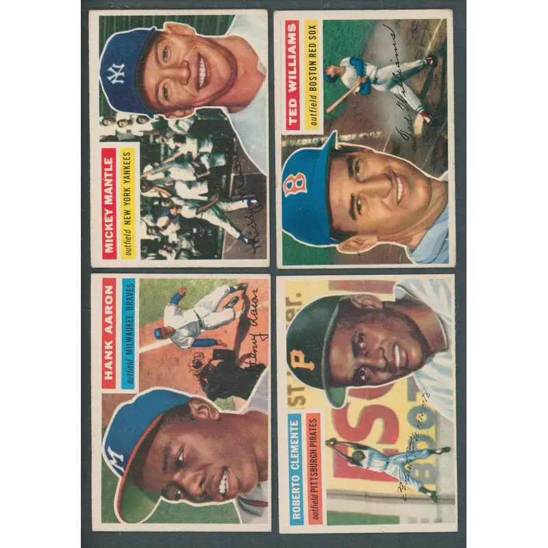 1956 Topps Baseball Near Set (340/342) VG VG/EX (Read) (22-005)