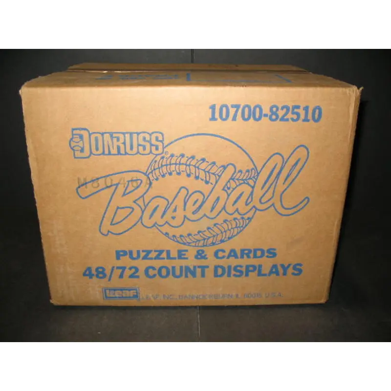 1988 Donruss Baseball Blister Rack Case (48/72) (82510)