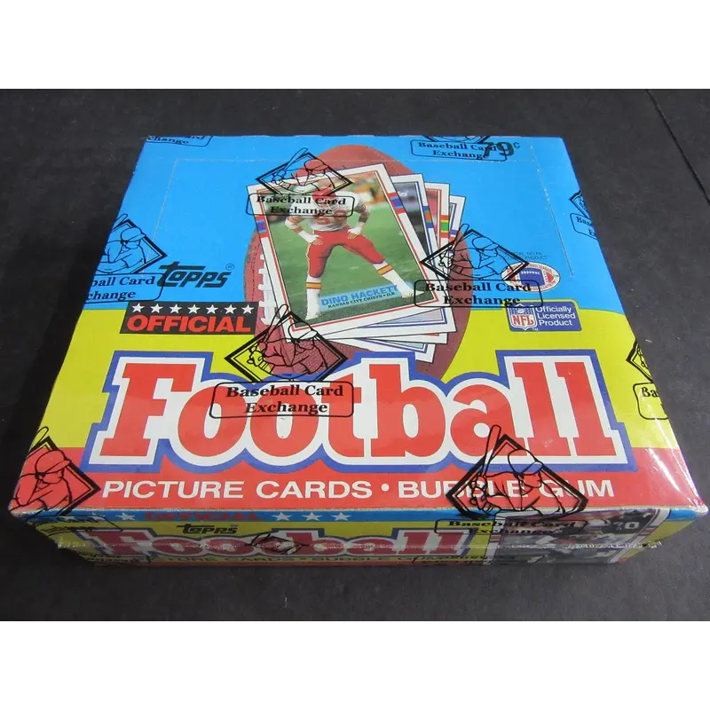 1989 Topps Football Unopened Cello Box (FASC)