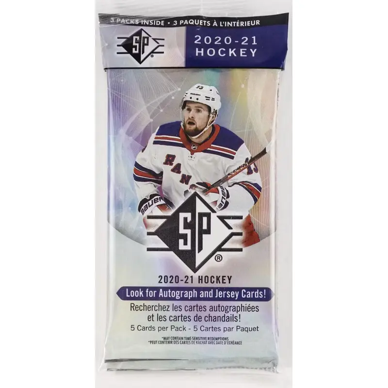 2020-21 Upper Deck SP Hockey Hanger Pack