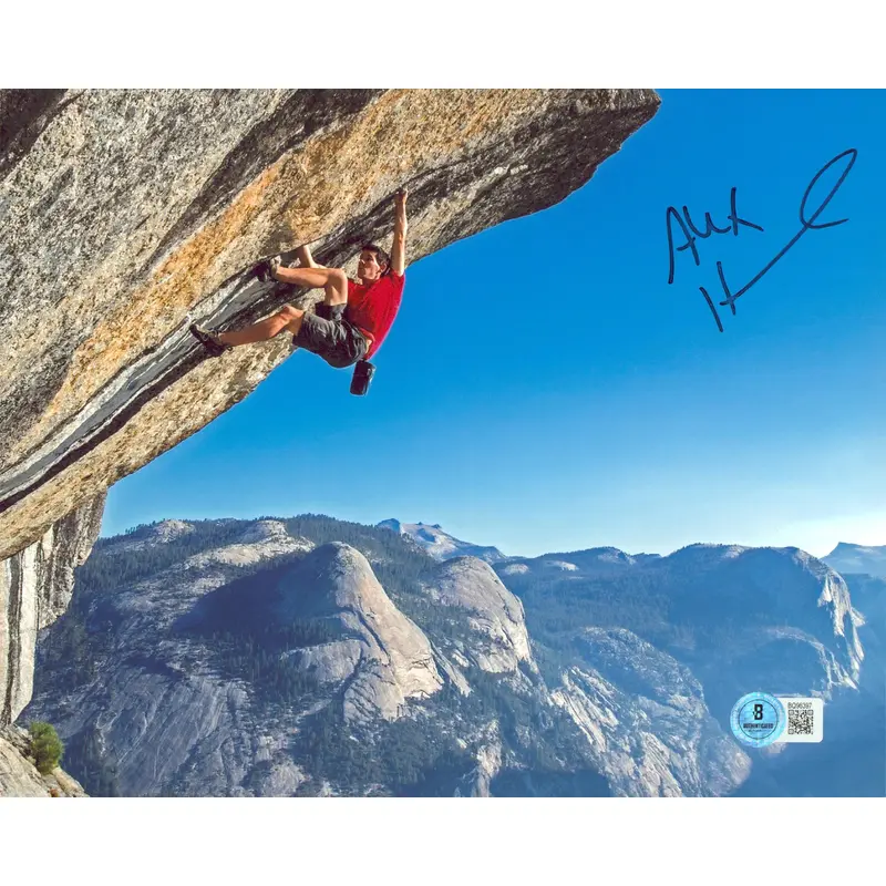 Alex Honnold Authentic Signed 8x10 Horizontal Photo Autographed BAS 2
