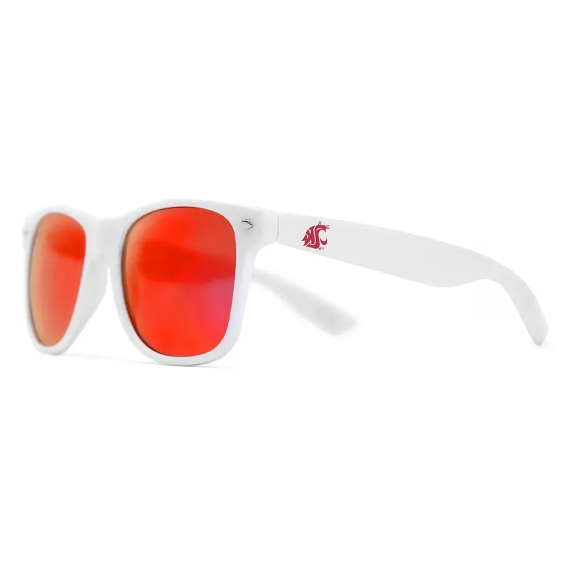 WSU White Wayfarer Sunglasses