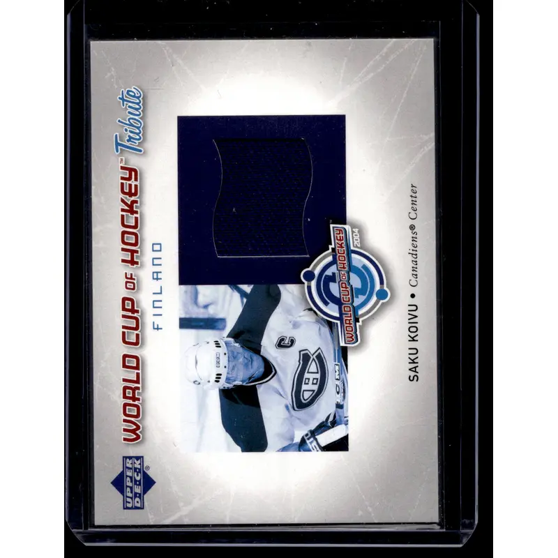 2004-05 Upper Deck - World Cup of Hockey Tribute - Saku Koivu #WC-SH