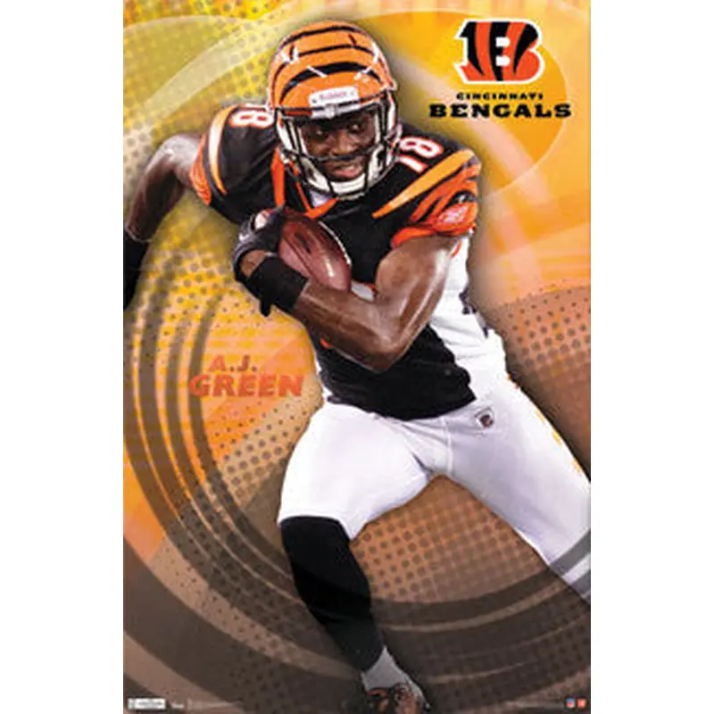 A.J. Green "Dynamo" Cincinnati Bengals Poster - Costacos 2011