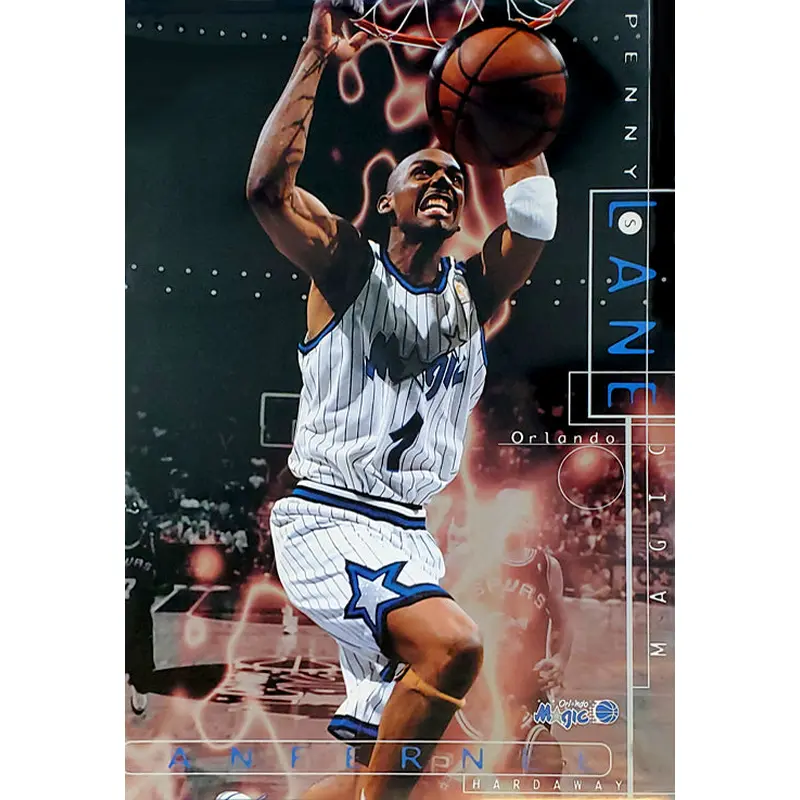 Anfernee Hardaway "Penny's Lane" Orlando Magic NBA Basketball Poster - Costacos 1997