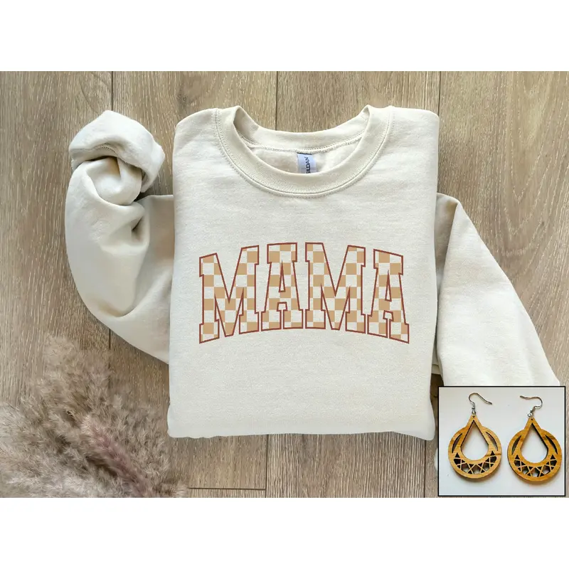 Mama- Checkered