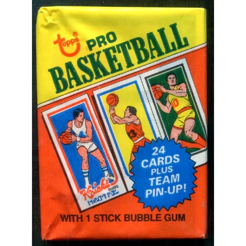 1980 1980/81 Topps Basketball Unopened Wax Pack (8)