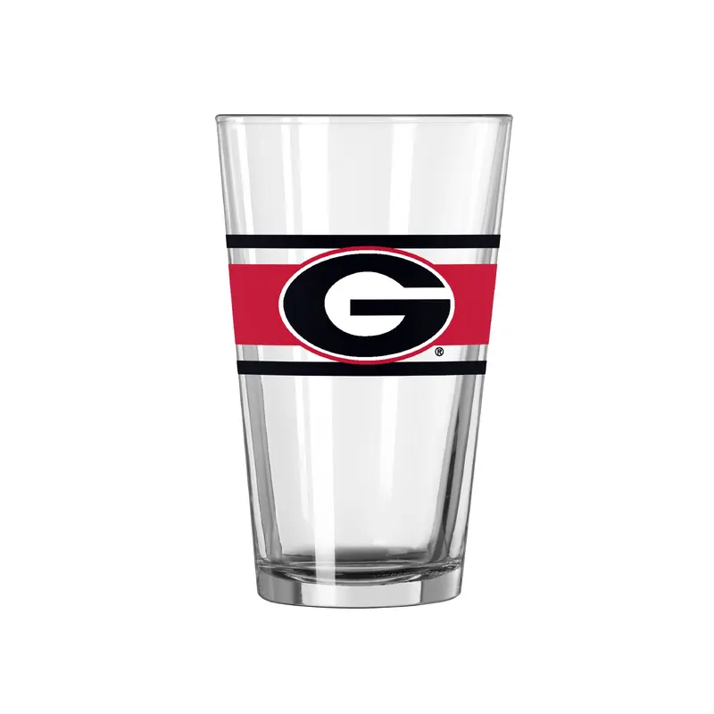 Georgia 16oz Stripe Pint Glass