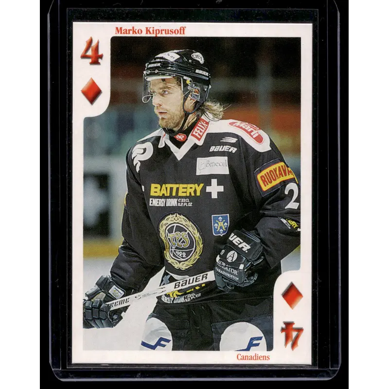 1999-00 Cardset - Aces High - Marko Kiprusoff #4