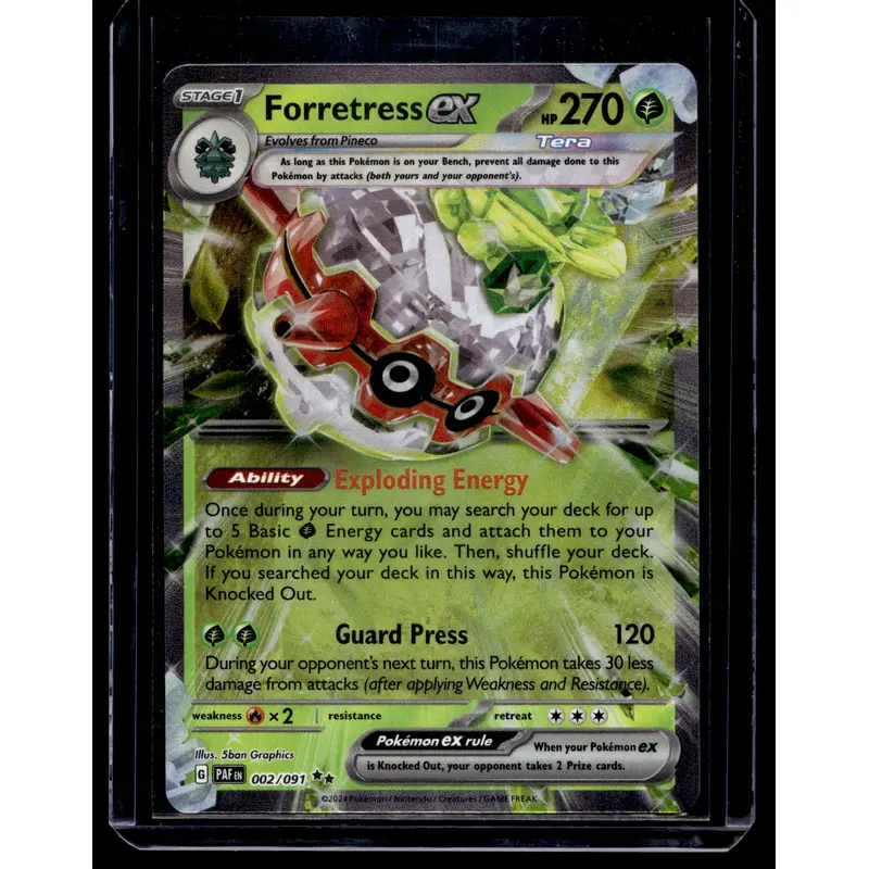 2023 Pokemon Scarlet & Violet - Paldean Fates - Forretress ex #002