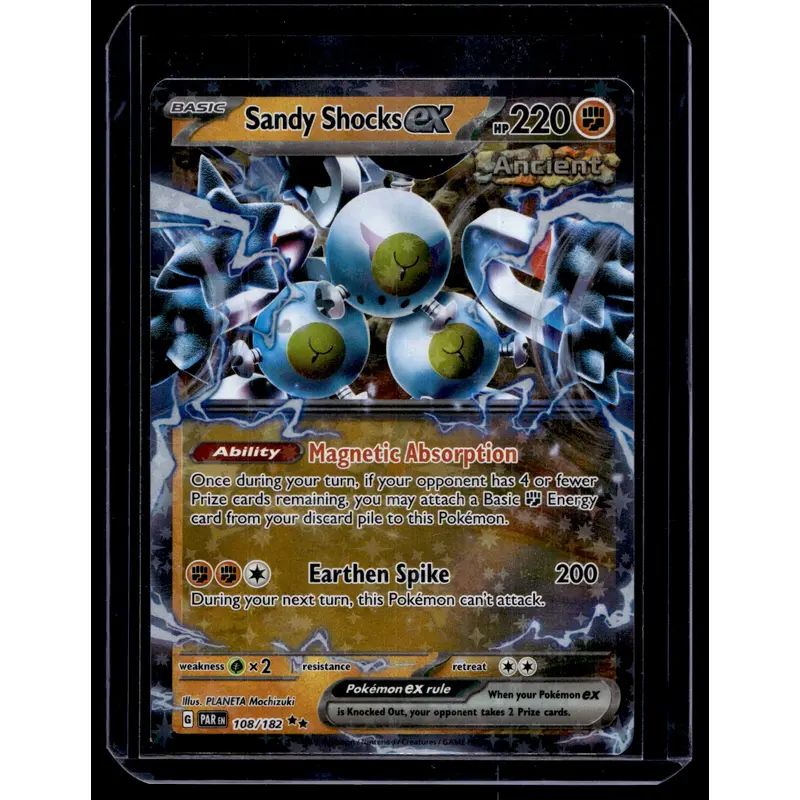 2023 Pokemon - Scarlet & Violet - Paradox Rift - Sandy Shocks ex #108