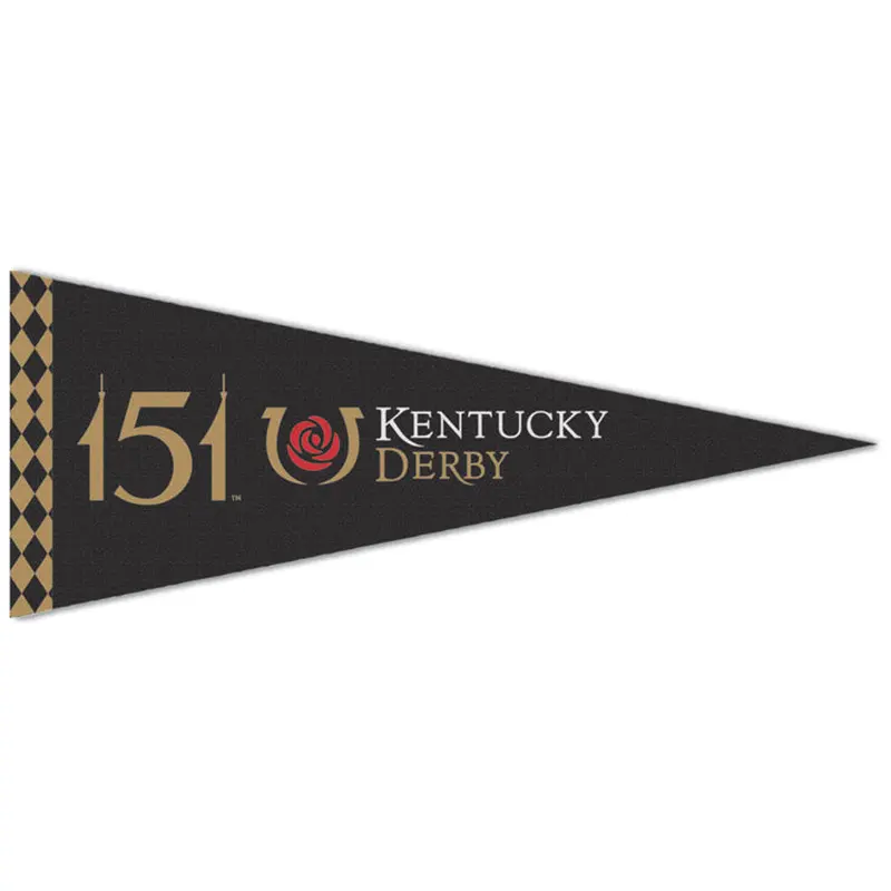The 151st Kentucky Derby (2025) Official Premium Felt Collector's Pennant - Wincraft Inc.