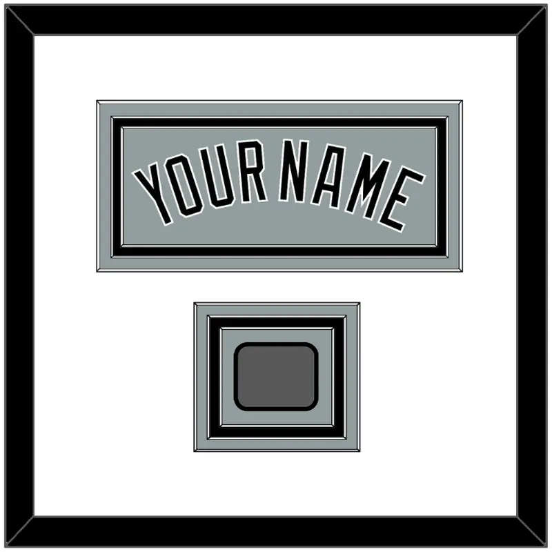 Chicago Name & World Series Champions Patch - Road Gray - Triple Mat 1