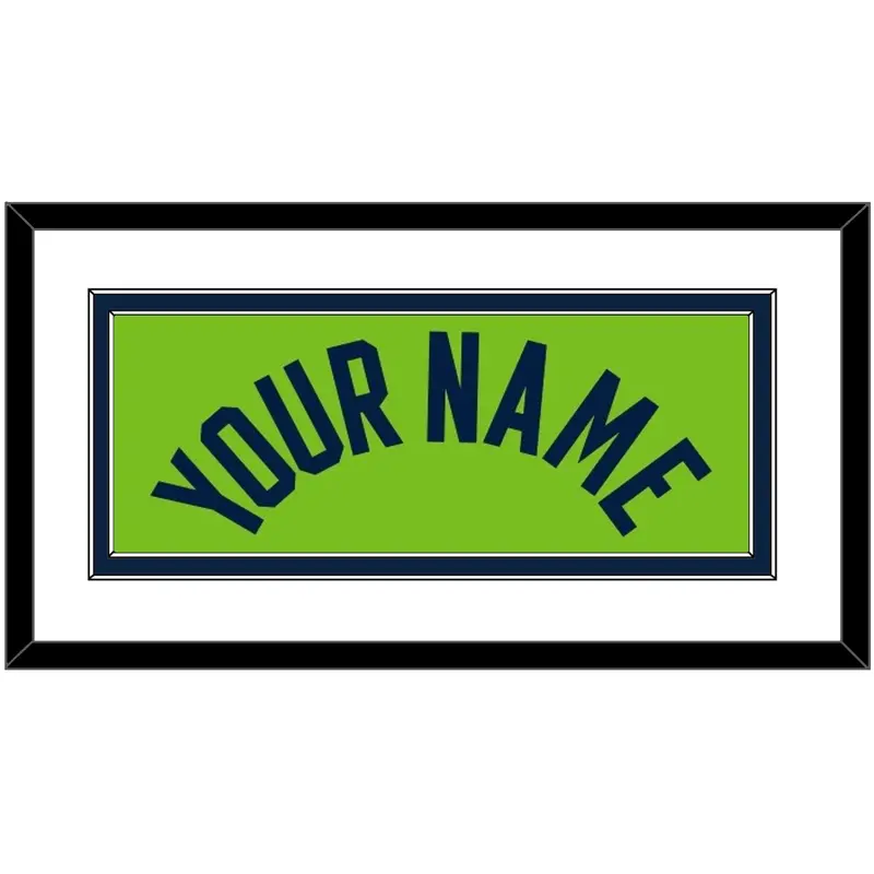 Minnesota Name - Neon Green Statement (2017-2022) - Double Mat 1