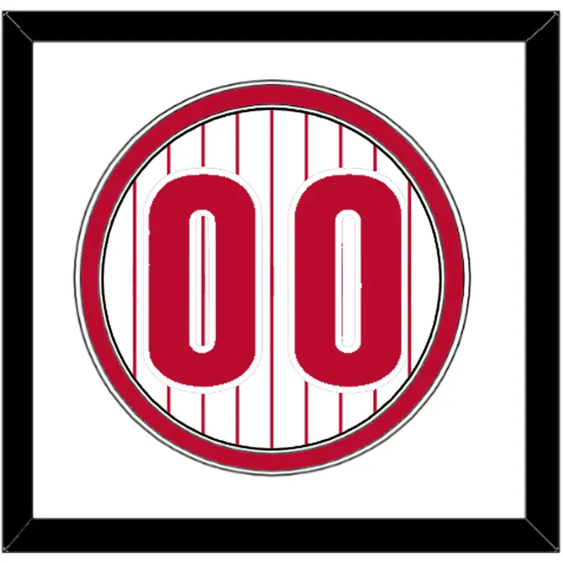 Philadelphia Number - Home Pinstripes - Double Mat 1