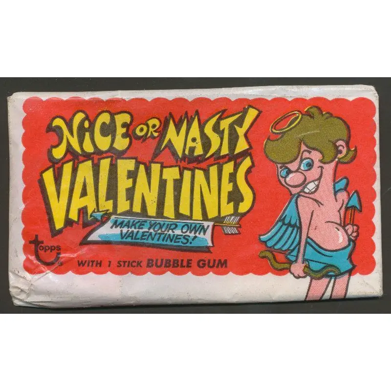 1971 Topps Nice or Nasty Valentines Unopened Wax Pack
