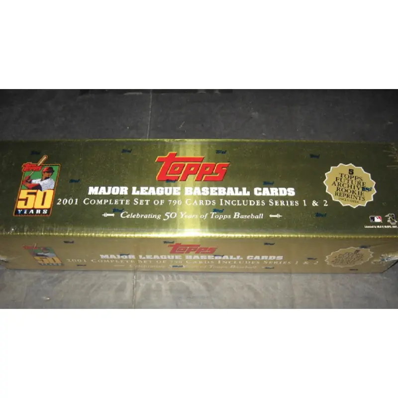 2001 Topps Baseball Factory Set (Retail) (Gold/Red)