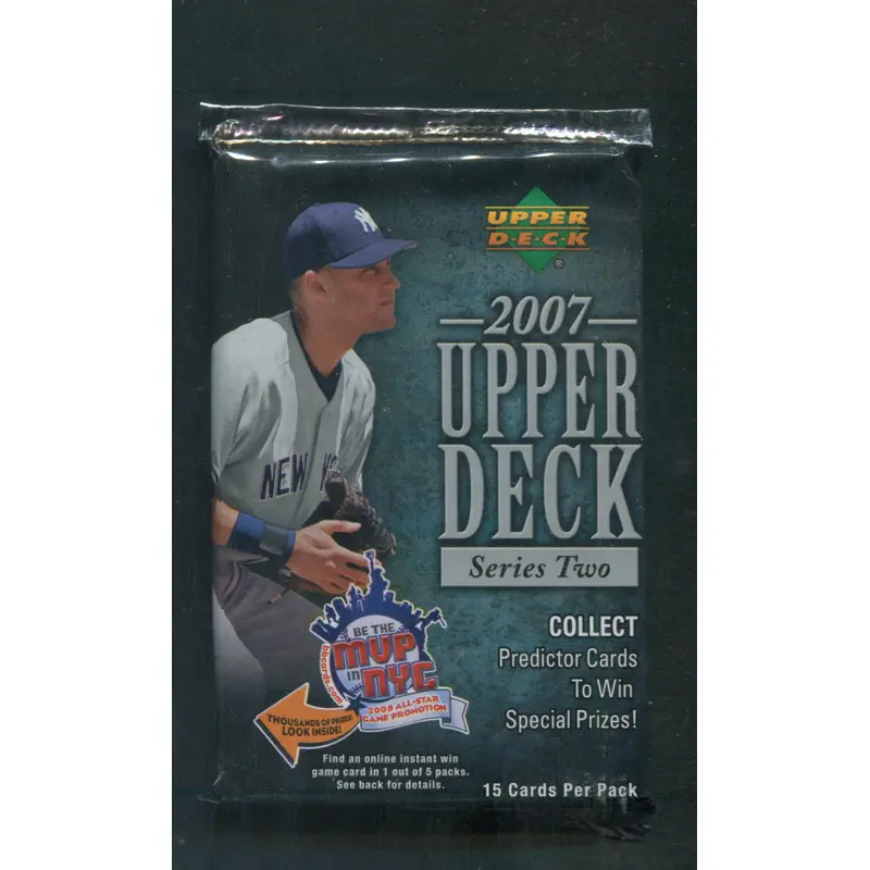 2007 Upper Deck Baseball Unopened Series 2 Pack (15)