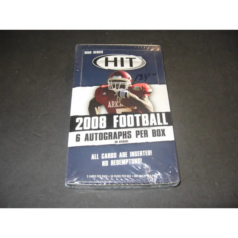 2008 Sage Hit Football High Series Box