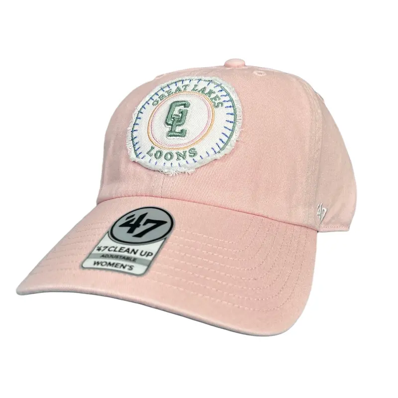 Great Lakes Loons '47 Pink Joyful Cleanup Cap