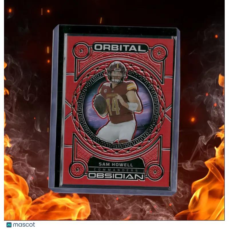 2023 Panini Obsidian Sam Howell Orbital Electric Etch Flood Red #25