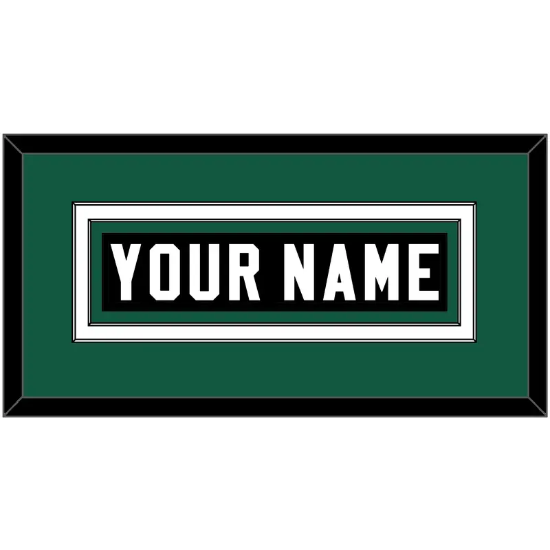 New York Nameplate - Alternate Black (2019-2023) - Double Mat 3