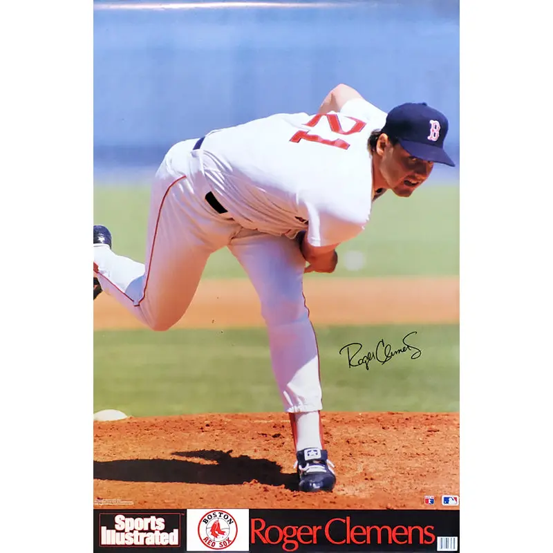 Roger Clemens "Signature Series" Boston Red Sox Poster - Marketcom/SI 1991