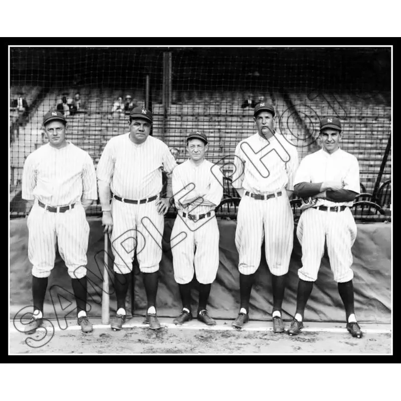 1927 New York Yankees 8X10 Photo - Ruth Hoyt Huggins Meusel Shawkey - 863