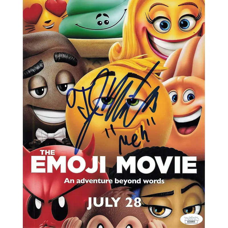TJ Miller signed 8x10 photo JSA Autographed Emoji Movie