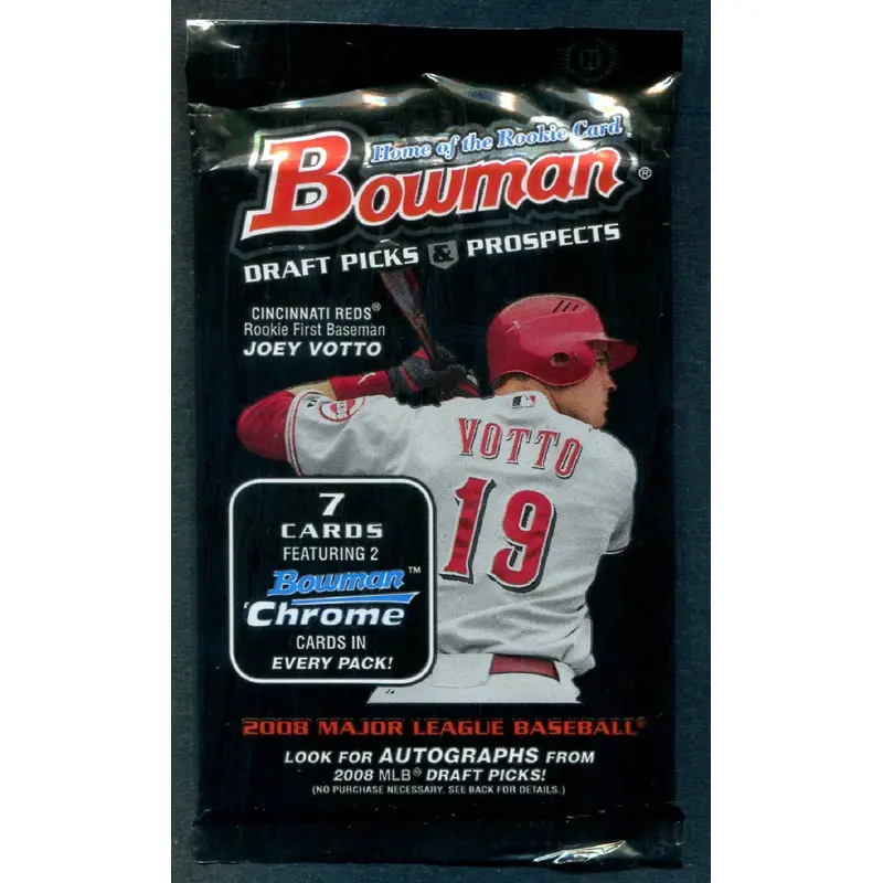 2008 Bowman Draft Picks & Prospects Baseball Unopened Pack (Hobby) (7)