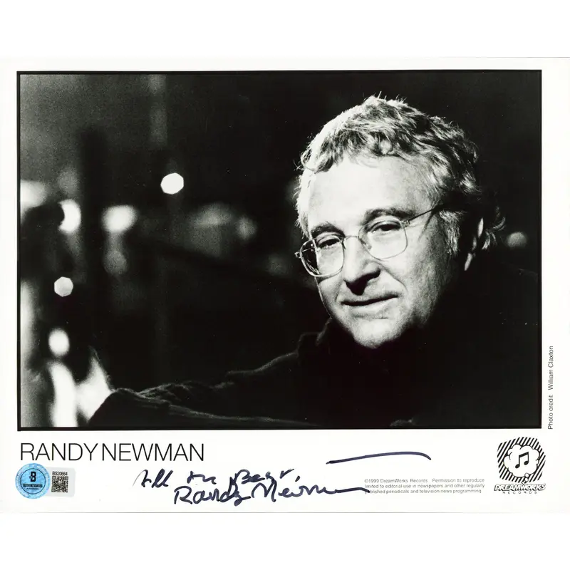 Randy Newman Toy Story "All The Best" Authentic Signed 8x10 Photo BAS #BS20664