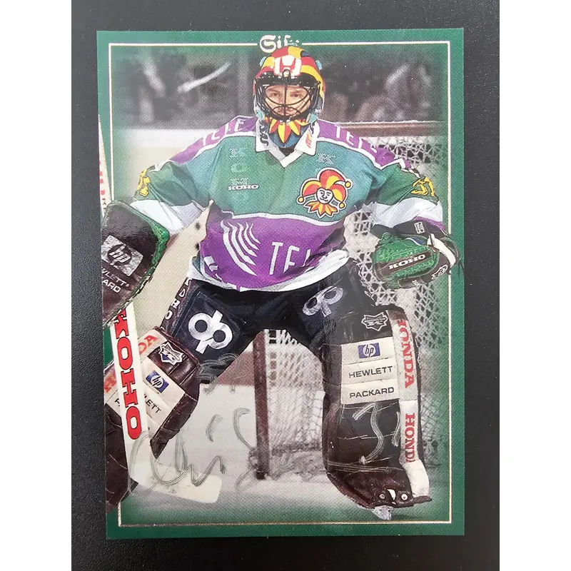 1996-97 Sisu Redline Silver Signature Edition - Ari Sulander