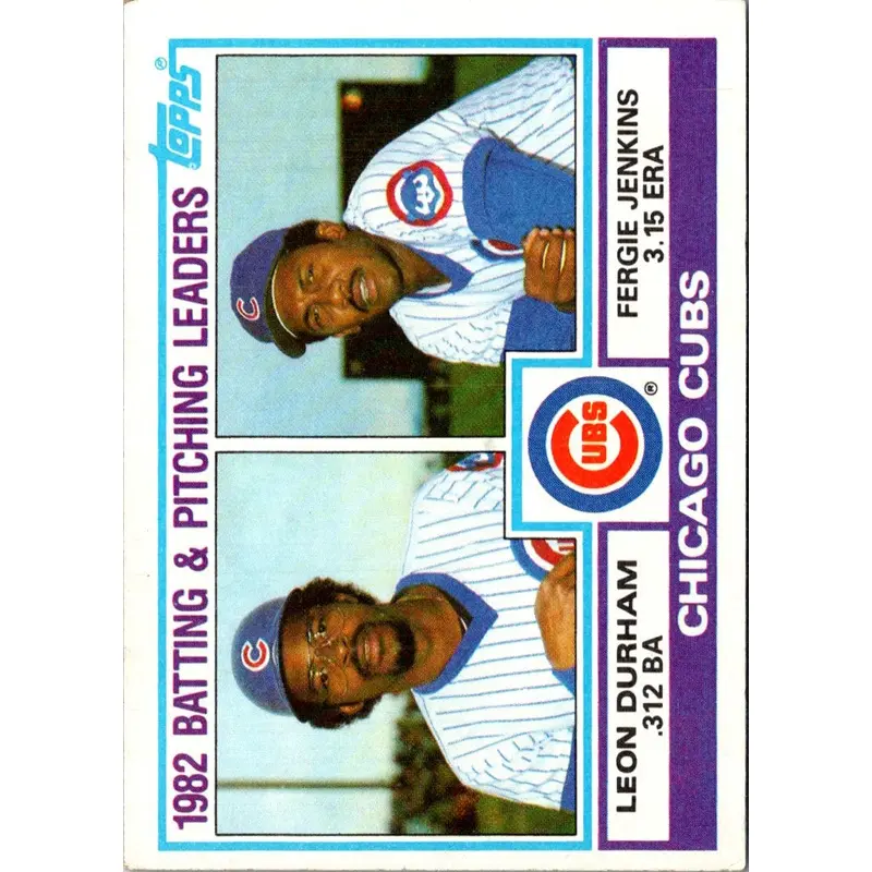 1983 Topps Cubs Batting & Pitching Leaders/Checklist #51