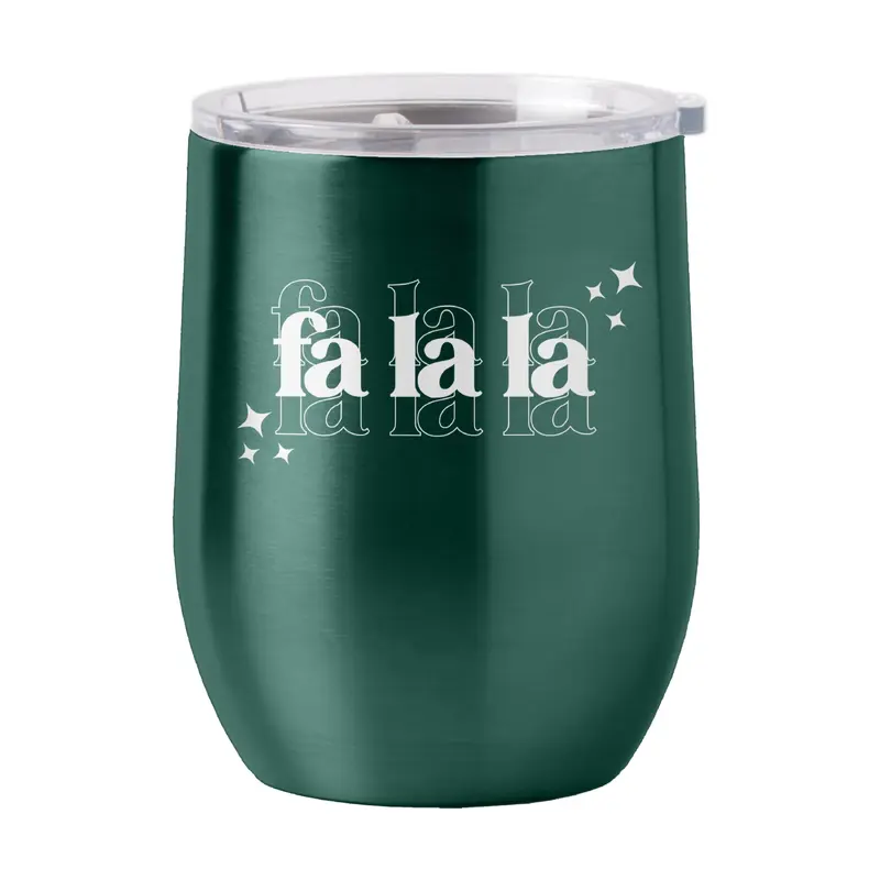 Christmas Falala 16oz Stainless Curved Beverage
