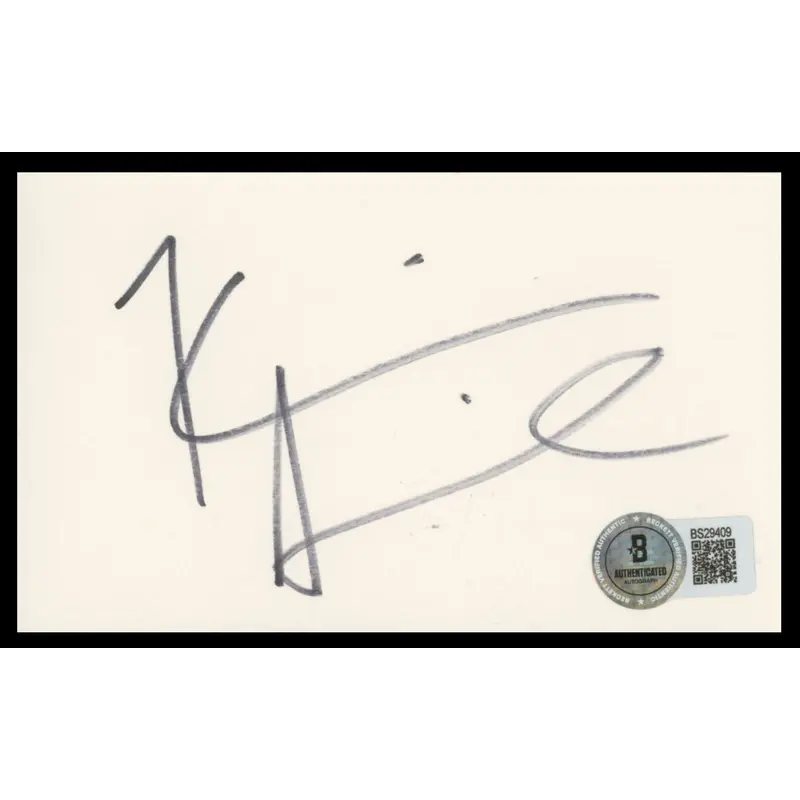 Kevin Smith Jay and Silent Bob Authentic Signed 3x5 Index Card BAS #BS29409