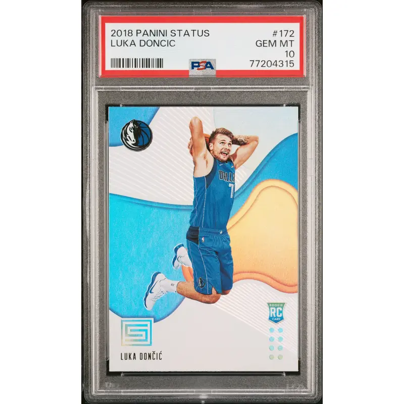 Luka Doncic 2018 Panini Status #172 PSA 10 Gem Mint 4315