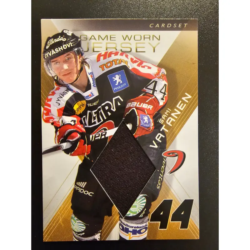 2010-11 Cardset Game Worn Jersey Sami Vatanen /128
