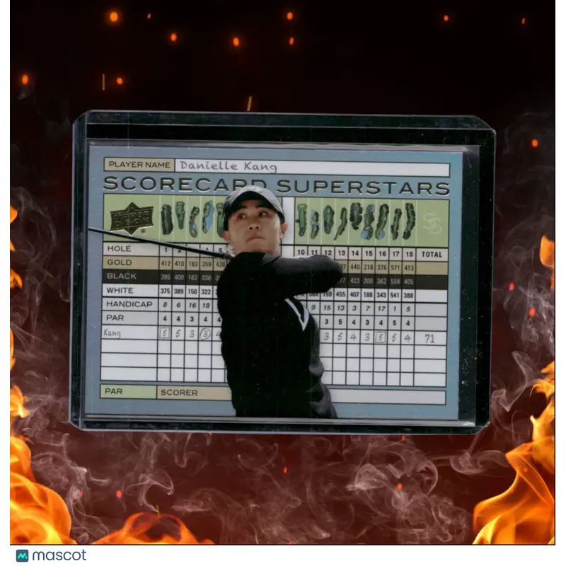 2024 Upper Deck Golf Danielle Kang Scorecard Superstars Foil #SS-18