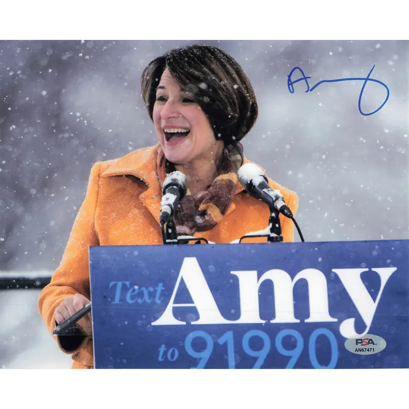 Amy Klobuchar signed 8x10 photo PSA/DNA Autographed Politician