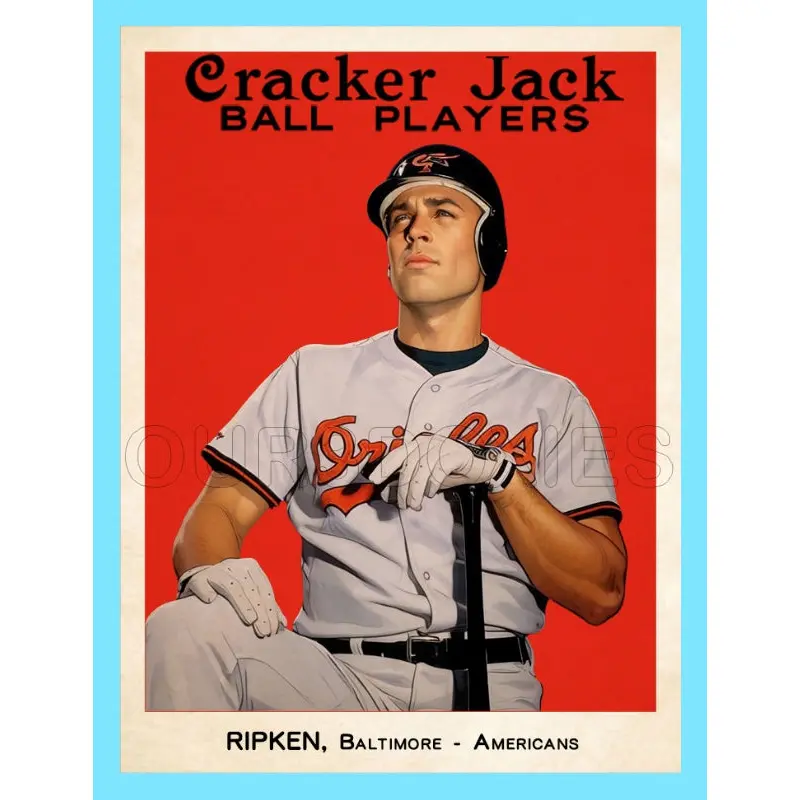Cal Ripken Jr. 1914 Cracker Jack Custom Card - 3657