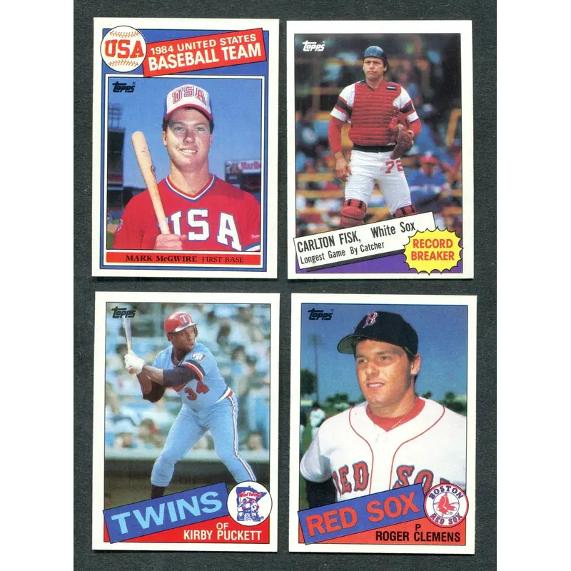 1985 Topps Baseball Complete Set NM NM/MT (792) (23-205)