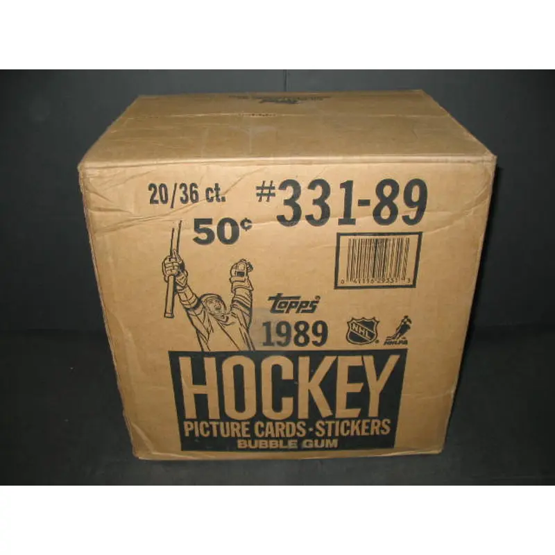 1989/90 Topps Hockey Unopened Wax Case (20 Box) (Authenticate)