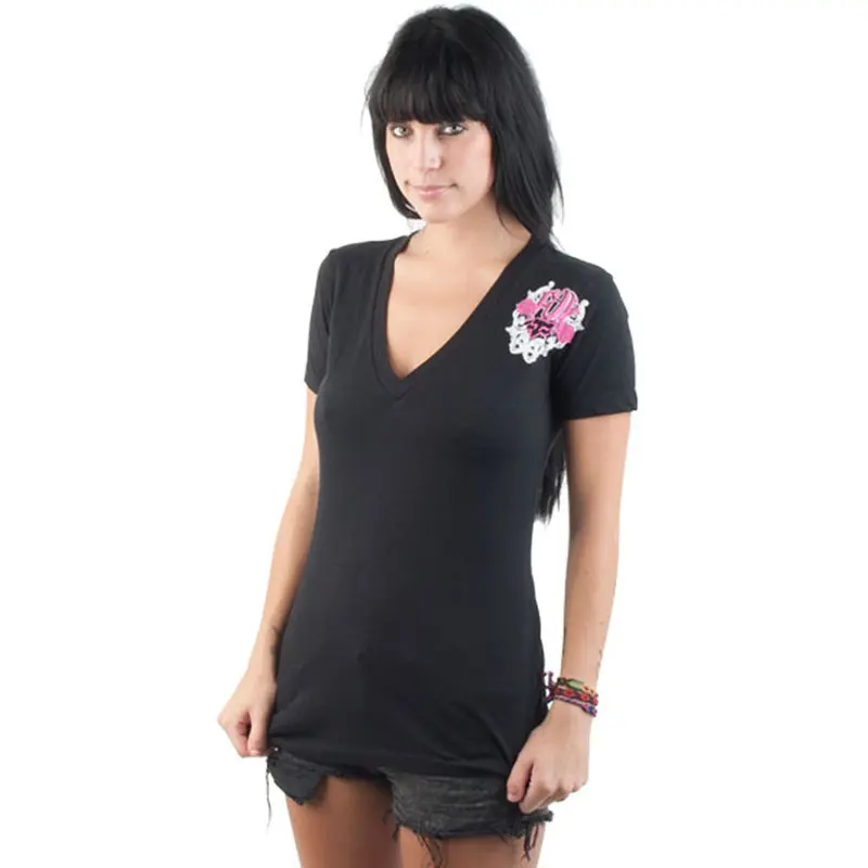 Fox - Kiss of Death Juniors V-Neck T-Shirt
