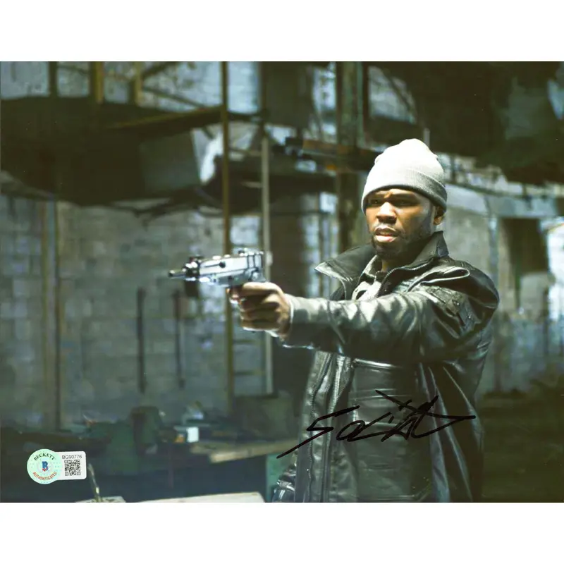 50 Cent Rapper Authentic Signed 8x10 Photo Autographed BAS #BG90776