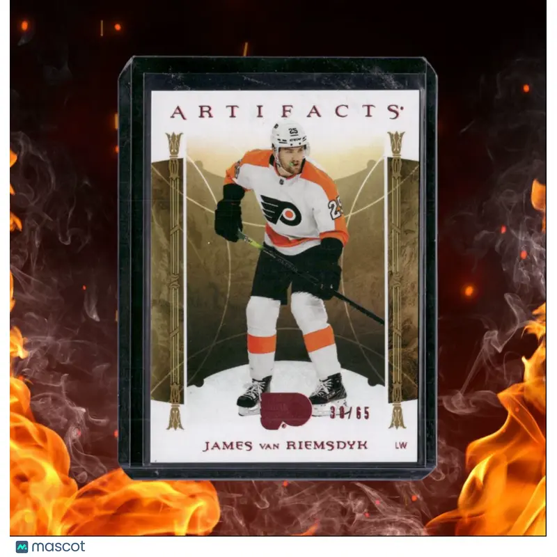 2022-23 Upper Deck Artifacts James van Riemsdyk Pink Leather 30/65 #106
