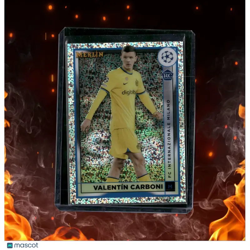 2022 Topps Merlin Chrome UCC Valentn Carboni Sparkle Rookie 067/150 #65