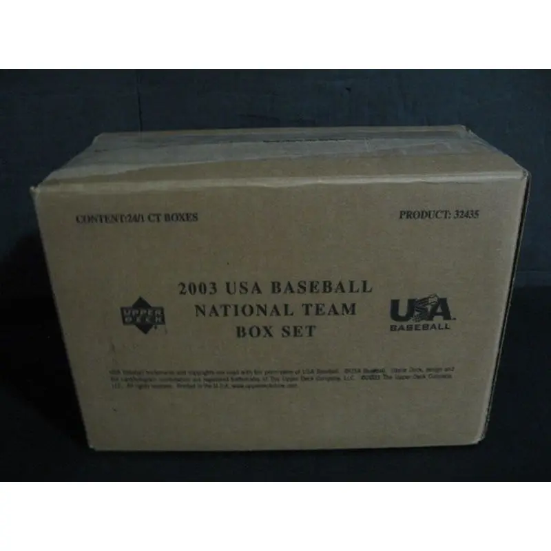 2003 Upper Deck USA Baseball National Team Factory Set Case (25 Sets)